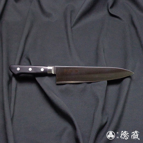 Stainless AUS8 Western Deba Knife Black Handle