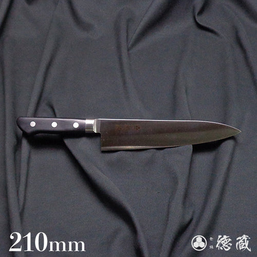 Stainless AUS8 Western Deba Knife Black Handle