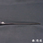 AUS8　洋出刃包丁　黒ハンドル