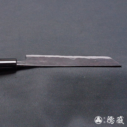 Blue-2  blackened finish  Nakiri knife  park handle
