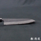 青S 黑色缎面槌面加工 牛刀 紫檀木手柄