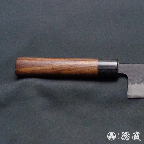 blue super carbon steel   hammered black surface finish  Gyutou-knife (chef's knife)   black handle