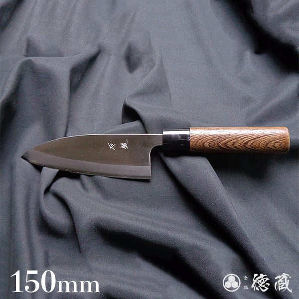 AUS8　左　厚出刃包丁　ウエンジ柄