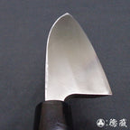 AUS8　左　厚出刃包丁　ウエンジ柄