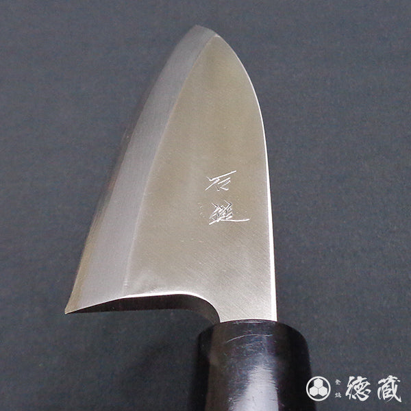 AUS8　左　厚出刃包丁　ウエンジ柄
