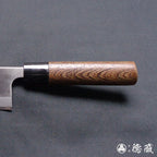 AUS8　左　厚出刃包丁　ウエンジ柄