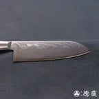 AUS10　ダマスカス　フルメタル　三徳包丁