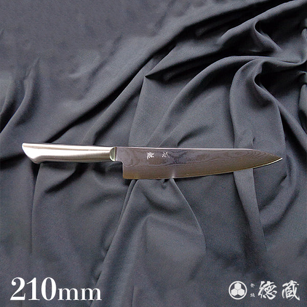 Ａ１０ ダマスカス フルメタル 牛刀包丁 – 徳蔵刃物 TOKUZO KNIVES