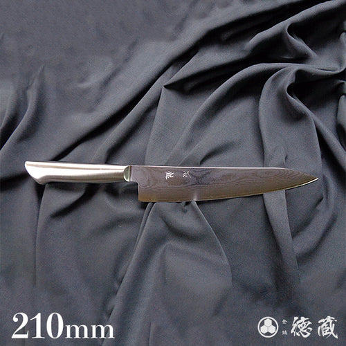 SKD 大马士革 三德刀 黑色手柄