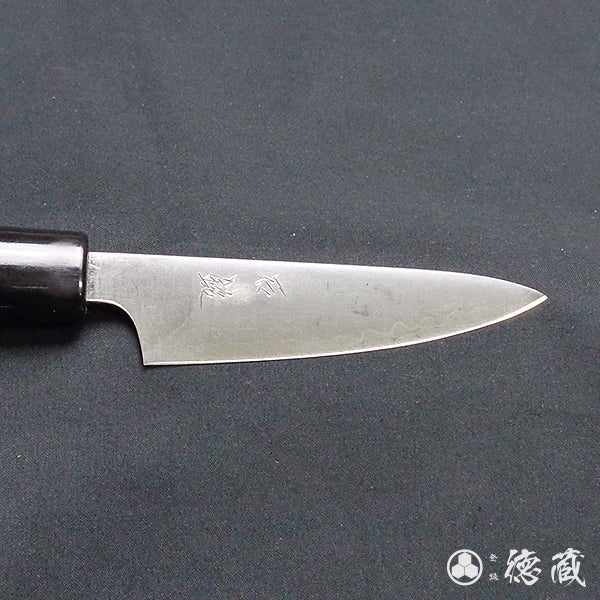 Silver-3 polished finish petty knife  walnuts handle