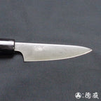 Silver-3 polished finish petty knife  walnuts handle