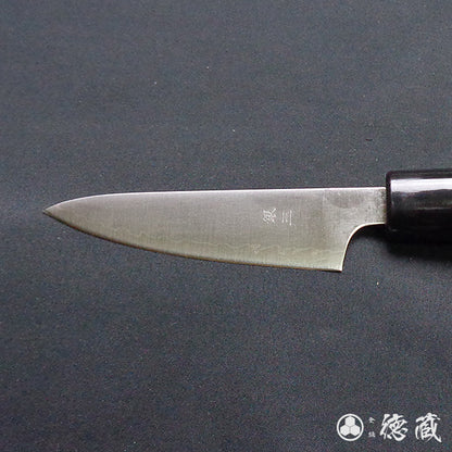 Silver-3 polished finish petty knife  walnuts handle