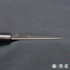 Silver-3 polished finish petty knife  walnuts handle