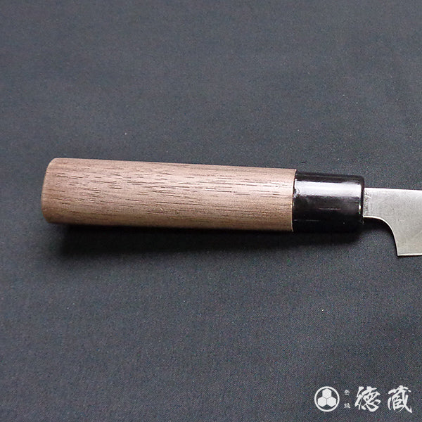 Silver-3 polished finish petty knife  walnuts handle