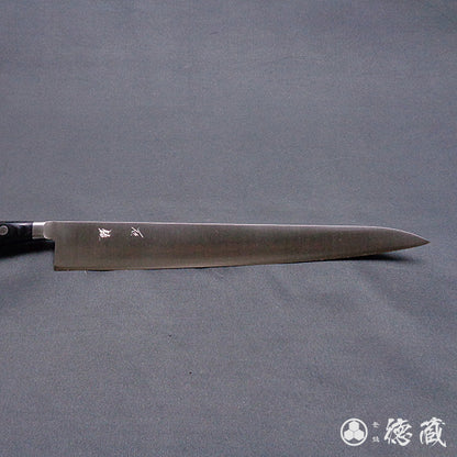 SRS stainless steel Sujihiki knife black handle