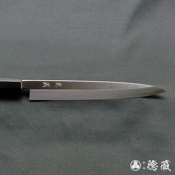 Carbon White Steel No. 2 Yanagiba Knife Park Tree Octagonal Handle