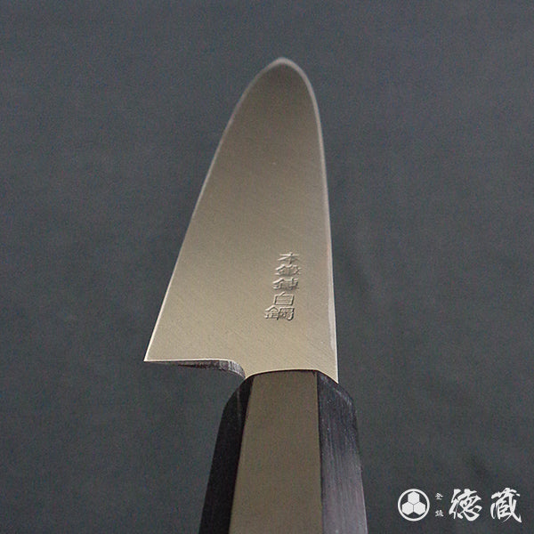 Carbon White Steel No. 2 Yanagiba Knife Park Tree Octagonal Handle