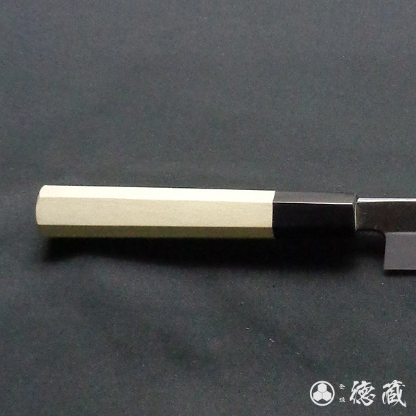 Carbon White Steel No. 2 Yanagiba Knife Park Tree Octagonal Handle