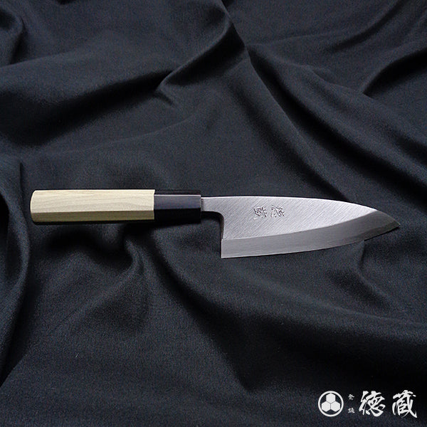 Carbon White Steel No. 2 Deba Knife (Fish Knife) Park Tree Octagonal Handle