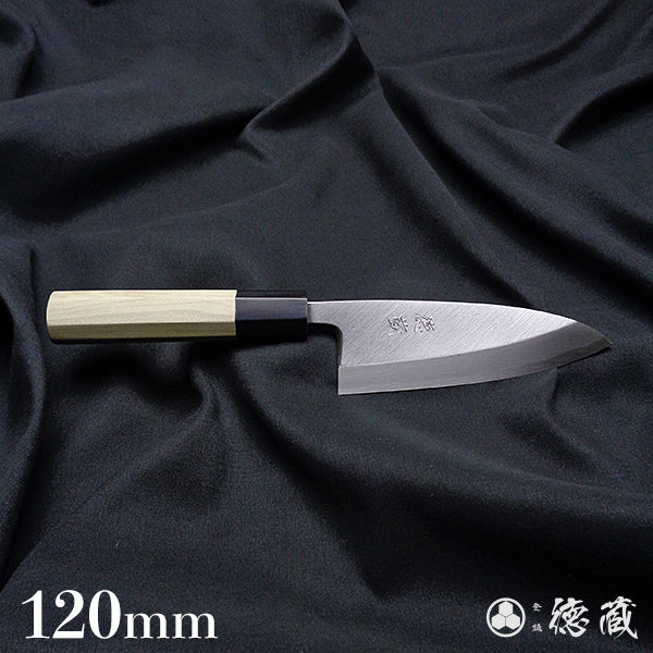 Carbon White Steel No. 2 Deba Knife (Fish Knife) Park Tree Octagonal Handle