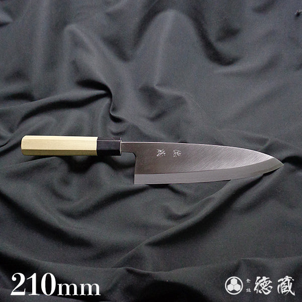 Carbon White Steel No. 2 Deba Knife (Fish Knife) Park Tree Octagonal Handle