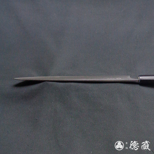 Carbon White Steel No. 2 Left Handed Yanagiba Knife Park Tree Octagonal Handle
