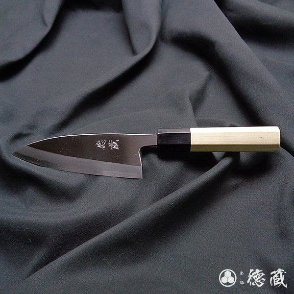 Carbon White Steel No. 2 Left Handed Deba Knife (Fish Knife) Octagonal Handle