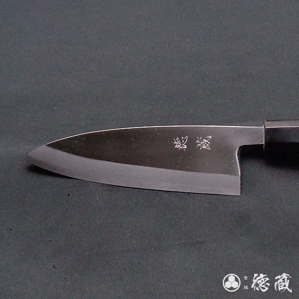 白二 左出刃包丁 朴八角柄 – 徳蔵刃物 TOKUZO KNIVES