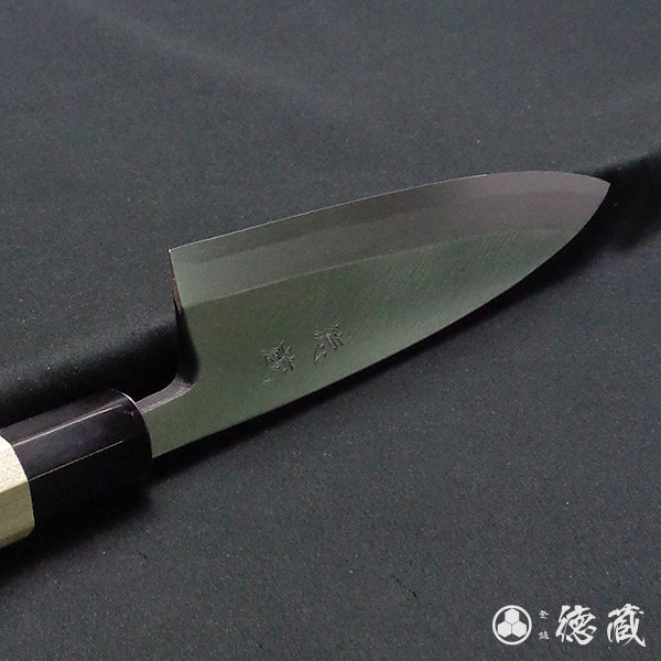 Carbon White Steel No. 2 Left Handed Deba Knife (Fish Knife) Octagonal Handle