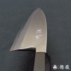 Carbon White Steel No. 2 Left Handed Deba Knife (Fish Knife) Octagonal Handle