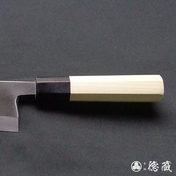 白二 左出刃包丁 朴八角柄 – 徳蔵刃物 TOKUZO KNIVES