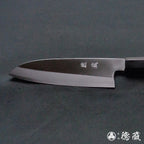 Carbon White Steel No. 2 Left Handed Santoku Knife Park Tree Octagonal Handle