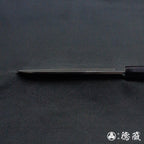 Carbon White Steel No. 2 Left Handed Santoku Knife Park Tree Octagonal Handle