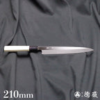 青二　柳刃包丁　朴八角柄