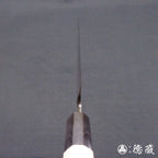 青二　柳刃包丁　朴八角柄