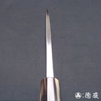 青二　出刃包丁　朴八角柄