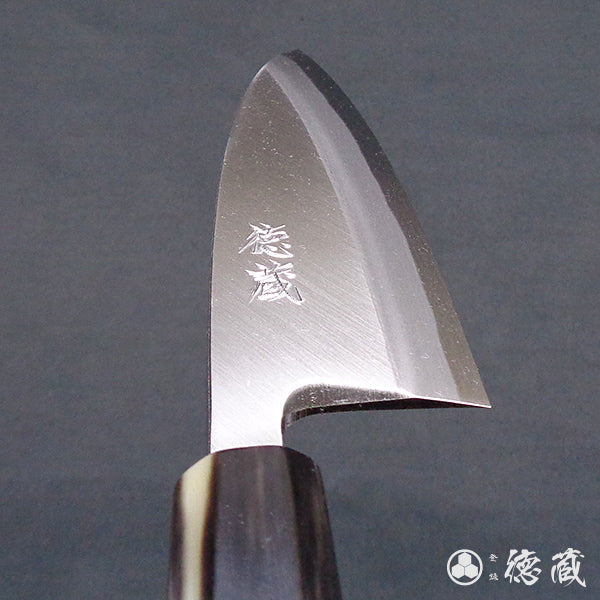 Carbon Blue Steel No. 2 Deba Knife (Fish Knife) Park Tree Octagonal Handle