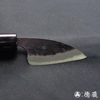 blue-2  carbon steel  black finish  Ginger knife (Ginger Cutter)  park handle