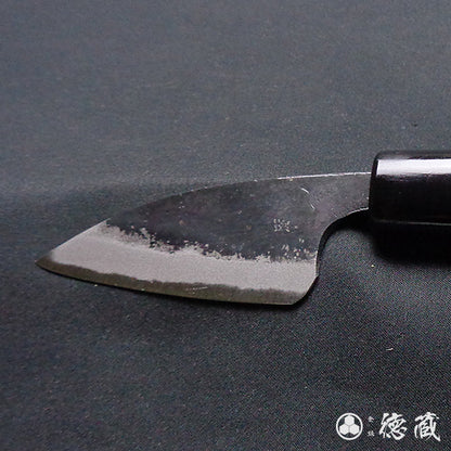 blue-2  carbon steel  black finish  Ginger knife (Ginger Cutter)  park handle