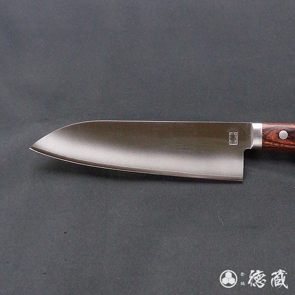 VG1 stainless steel   santoku-knife  mahogany handle