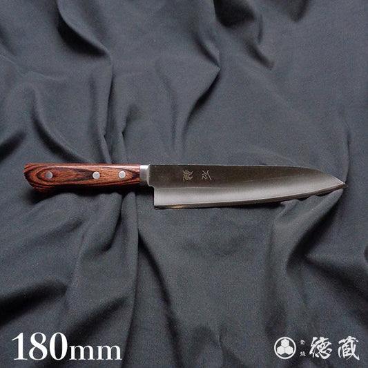 VG1 剣型三徳包丁 マホガニーハンドル
