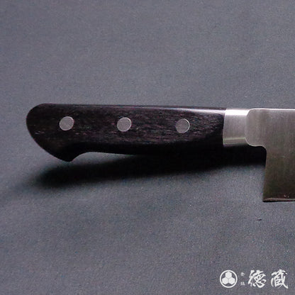 SRS stainless steel  Santoku-knife  black handle