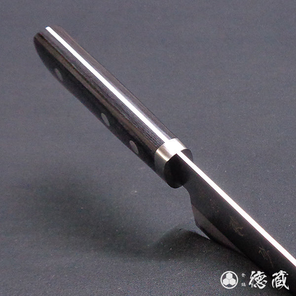 青二　三徳包丁　黒ハンドル