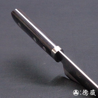 青二　三徳包丁　黒ハンドル