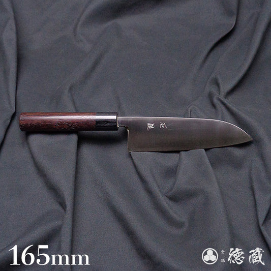 SRS stainless steel  polished finish  Santoku-knife  sandalwood handle