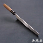 AUS8　菜切包丁　胡桃柄