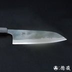 Carbon White Steel No. 1 Santoku Knife Walnuts Tree Octagonal Handle