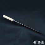 青二　切付包丁　朴八角柄
