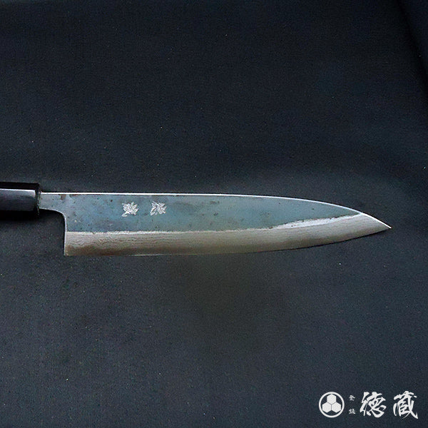 Carbon Blue Steel No. 2 Damascus Steel Gyuto Knife (Chef's Knife) Rosewood Octagonal Handle