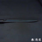 Carbon Blue Steel No. 2 Damascus Steel Gyuto Knife (Chef's Knife) Rosewood Octagonal Handle